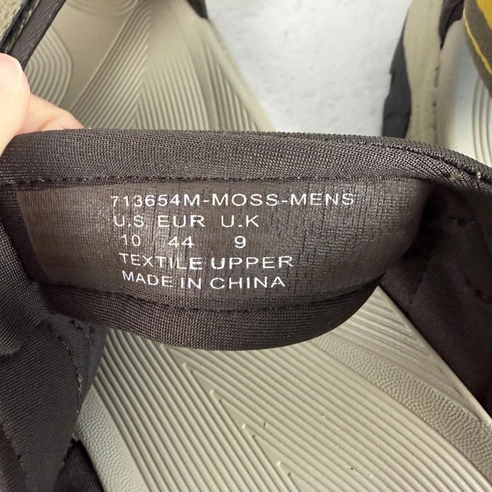 G.H. Bass Trek Sport Sandals Moss Green Adjustable Straps Mens US 10 UK 9